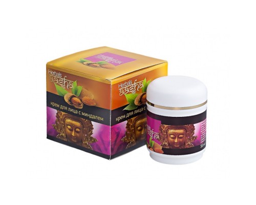 Крем для Лица с Миндалем Aasha Herbals 50 г